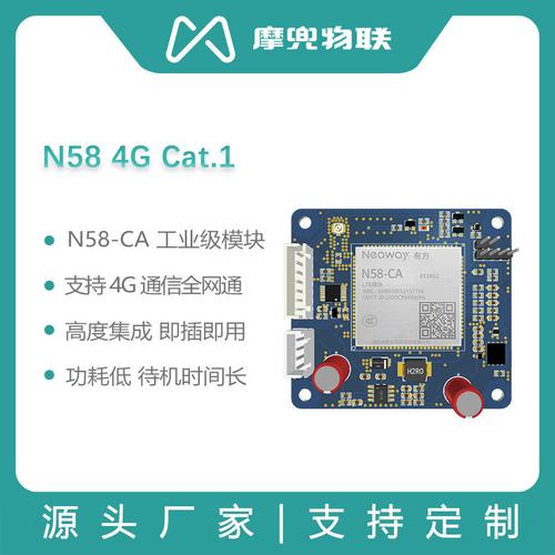 摩兜 n58-ca芯片 4g lte cat1无线通信串口模块模组 应用智能设备
