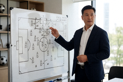 切尔西球队新任主教练战术板讲解