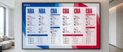 篮球赛事数据与NBA CBA联赛信息展示